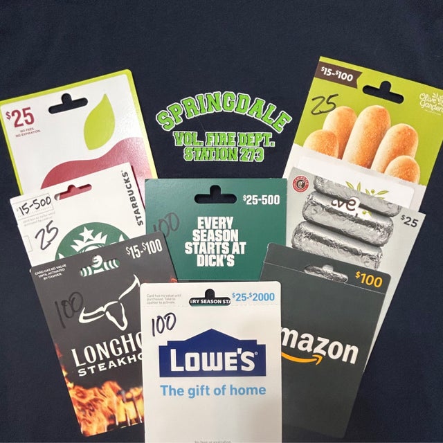 500 Assorted Gift Cards